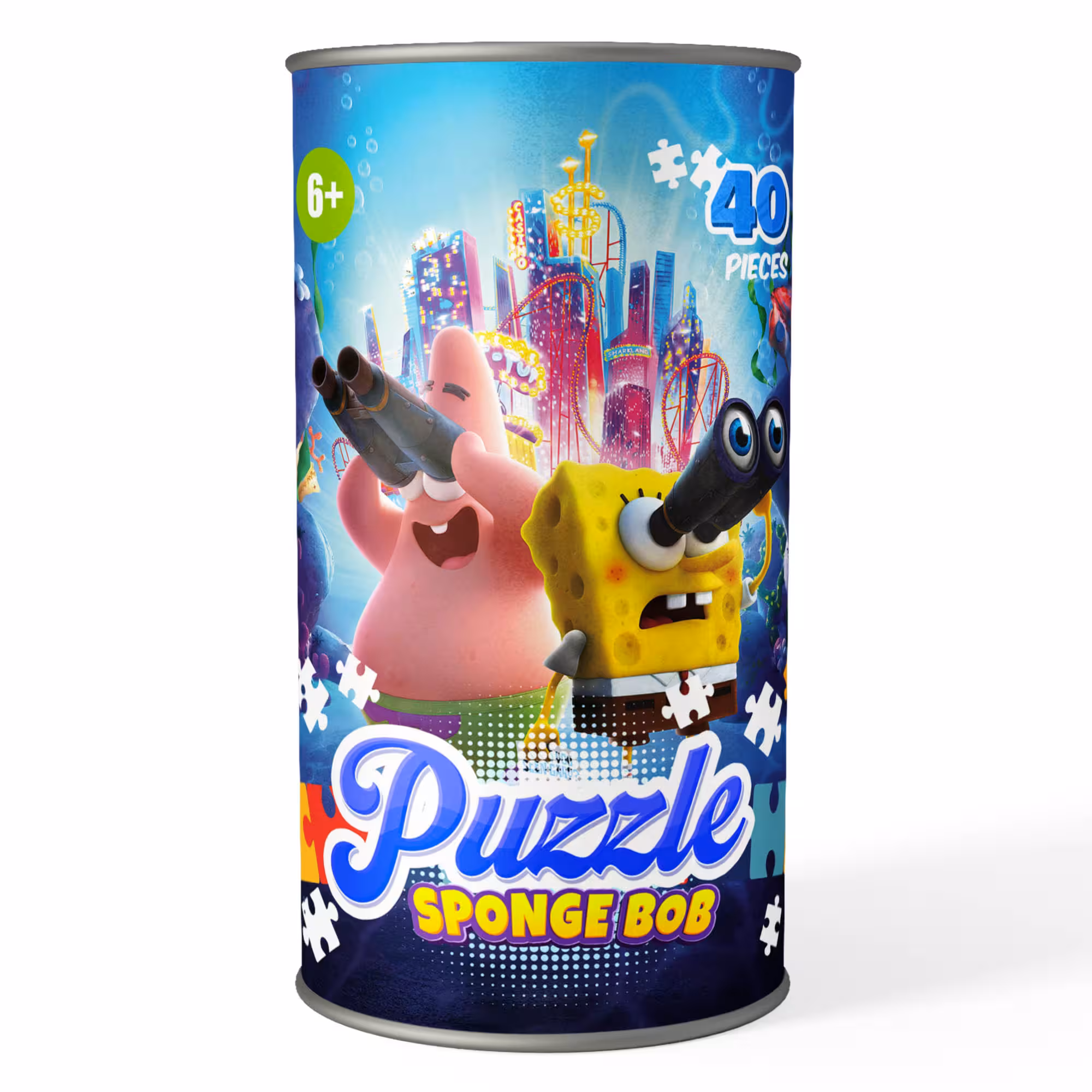 پازل 40 تکه کارتون باب اسفنجی