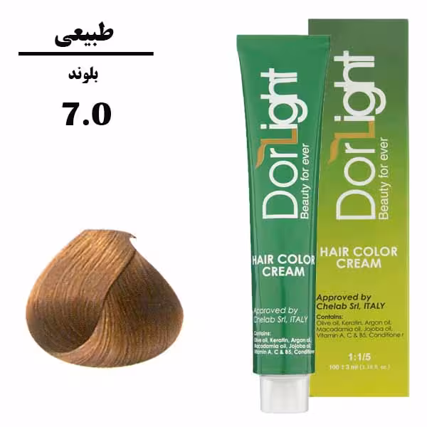 رنگ موی بلوند (7.0) دورلایت سری طبیعی حجم 100میل
