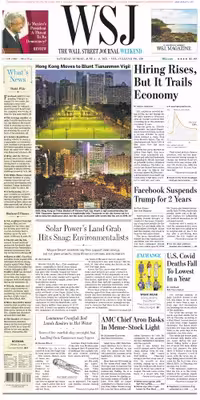خرید و دانلود نسخه کامل کتاب Wall Street Journal Saturday May 5, 2021
