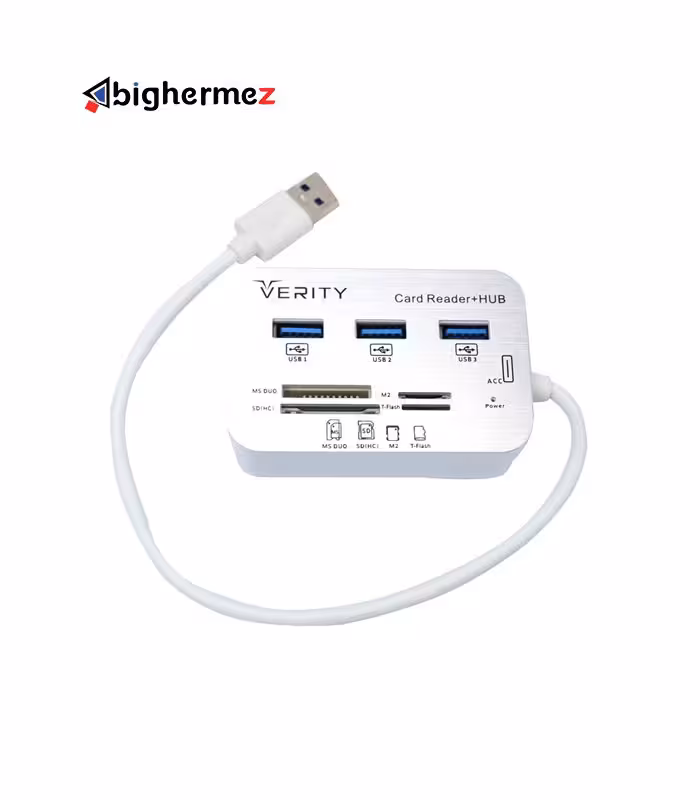 هاب و رم ریدر USB3 وریتی مدل H 408