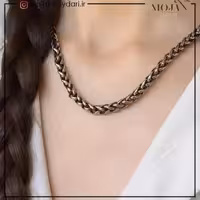 مشخصات و خرید زنجیر گندمی سیاه قلم مردانه6میل کد00114 موژان حیدری