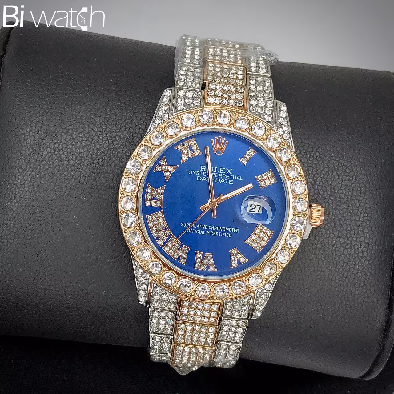 ساعت مچی فول نگین رولکس Rolex Full Diamonds 6371R