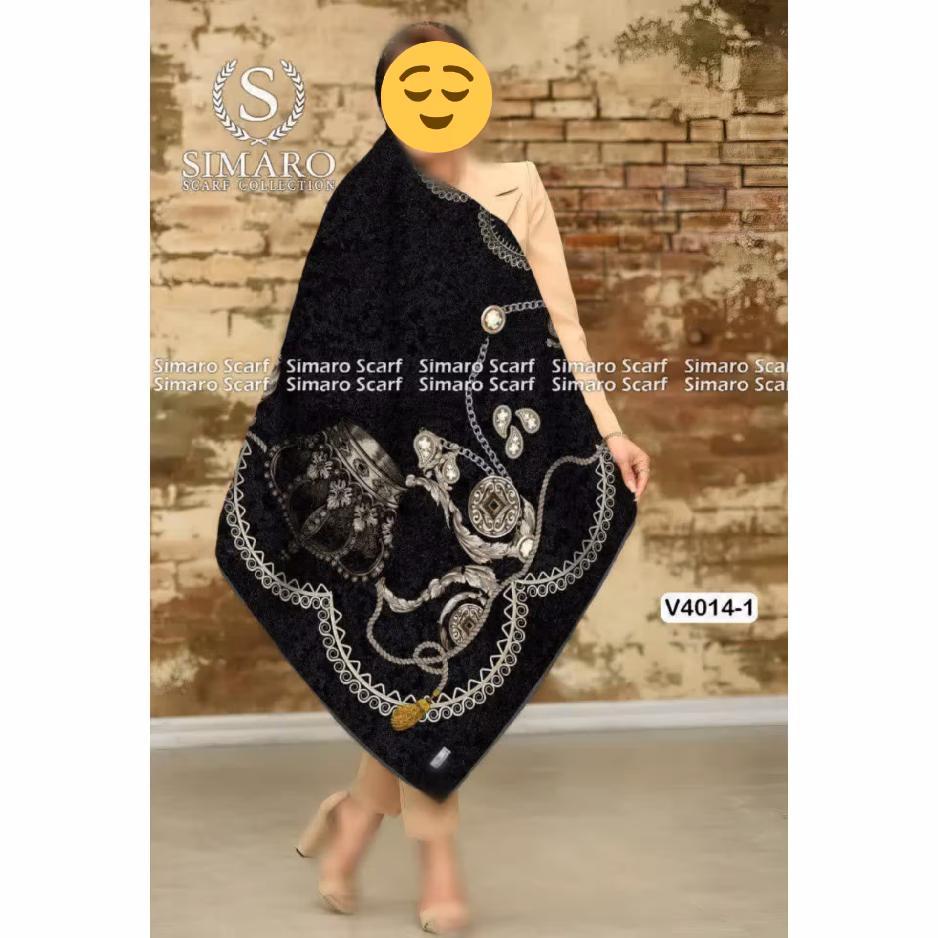 روسری نخی   کیفیت اعلا دست دوز قواره 140