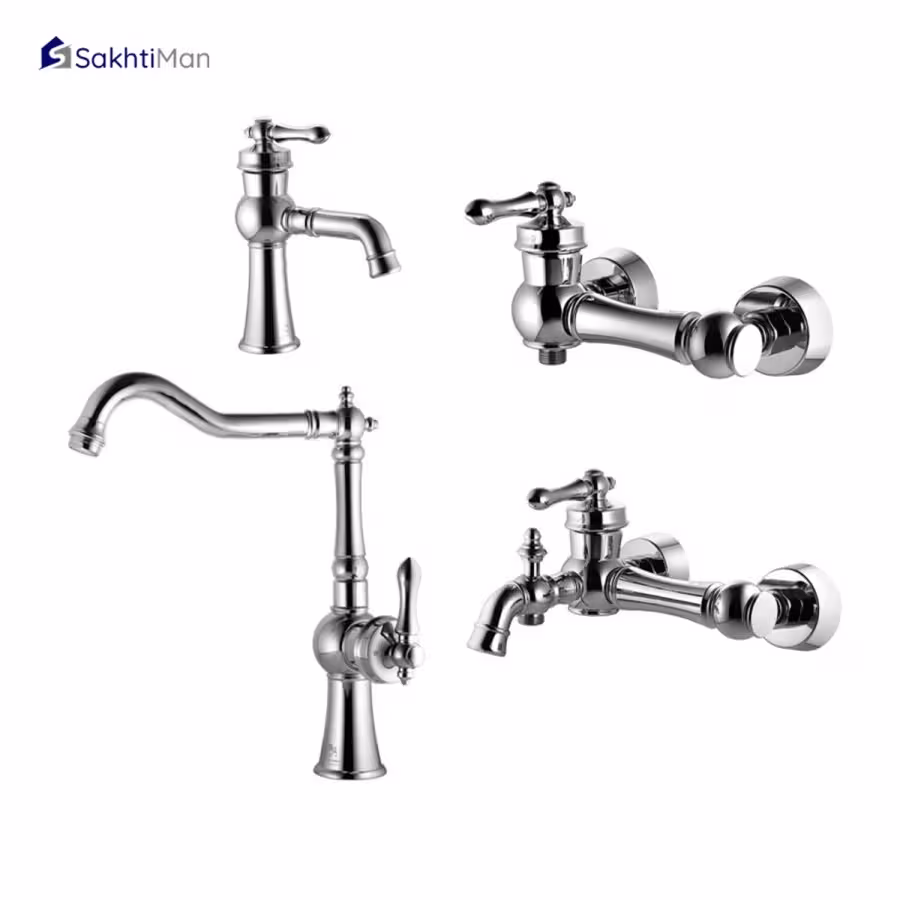 ست شیرآلات درخشان مدل آکوا