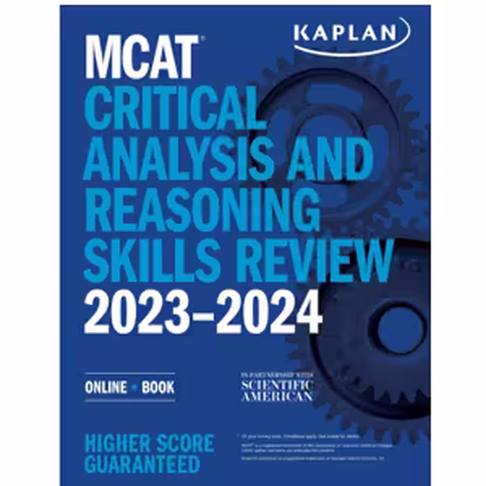 کتاب MCAT Critical Analysis and Reasoning Skills Review 2023-2024