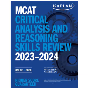 کتاب MCAT Critical Analysis and Reasoning Skills Review 2023-2024