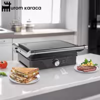 ساندویچ ساز و گریل کوک پلاس Inox 2000W