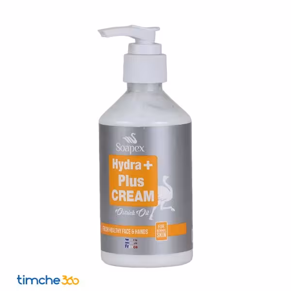 کرم آبرسان دست و صورت سوپکس حاوی روغن شترمرغ حجم 250 میلی لیتر