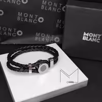دستبند چرم مون بلان