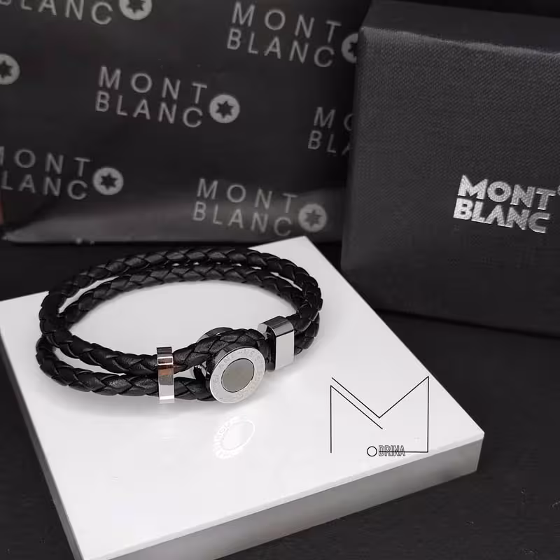 دستبند چرم مون بلان