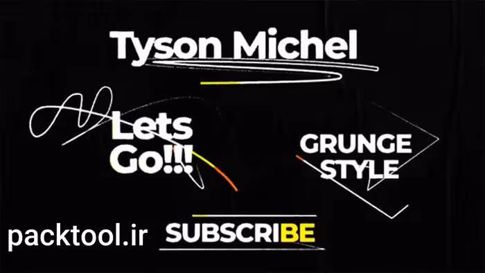 دانلود پروژه آماده پریمیر پرو متن های متحرک Text Animation - پک تول