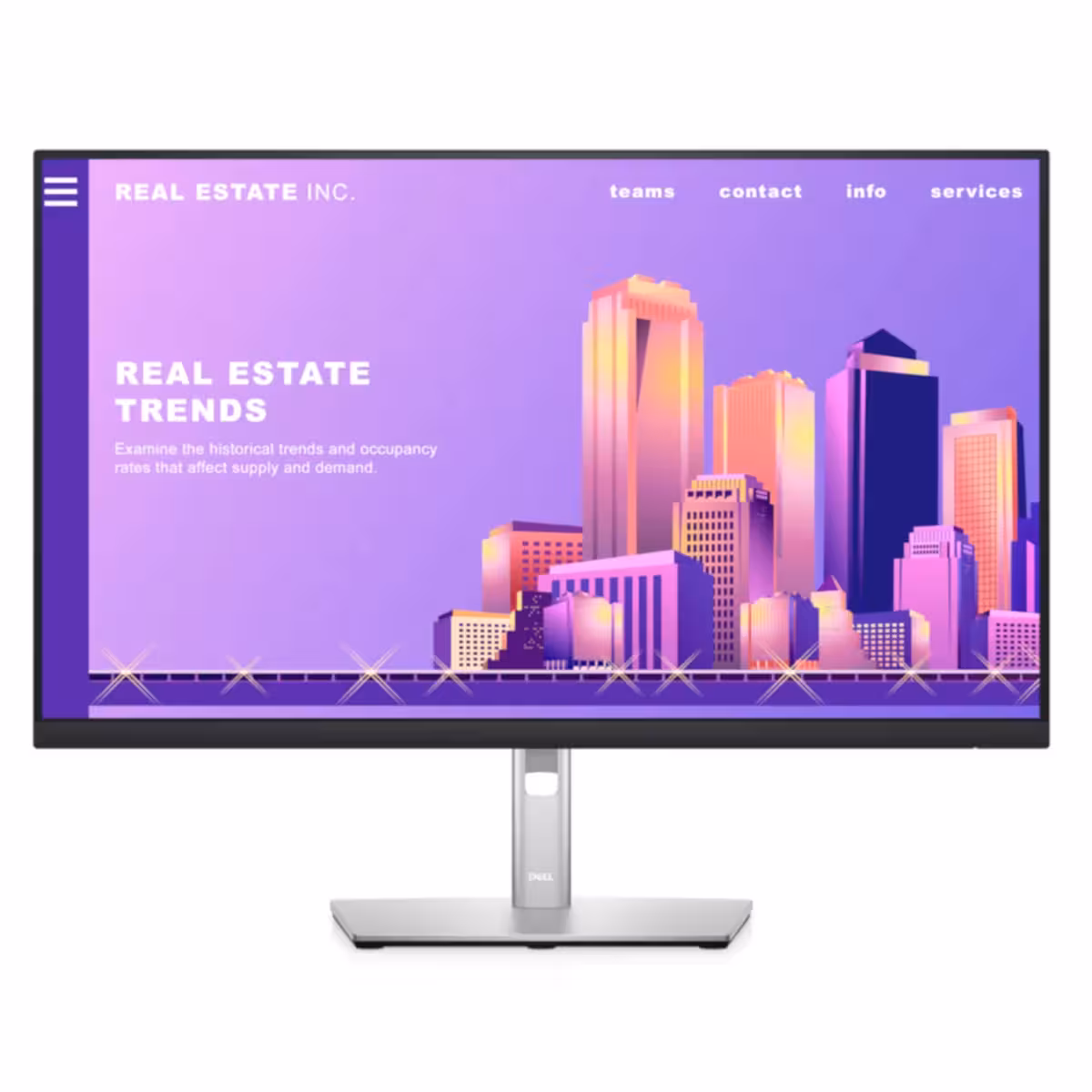 مانیتور استوک 27 اینچی دل مدل Dell P2722H