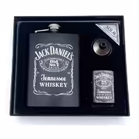 ست قمقمه جیبی و فندک مدل جک دنیلز کد k540319