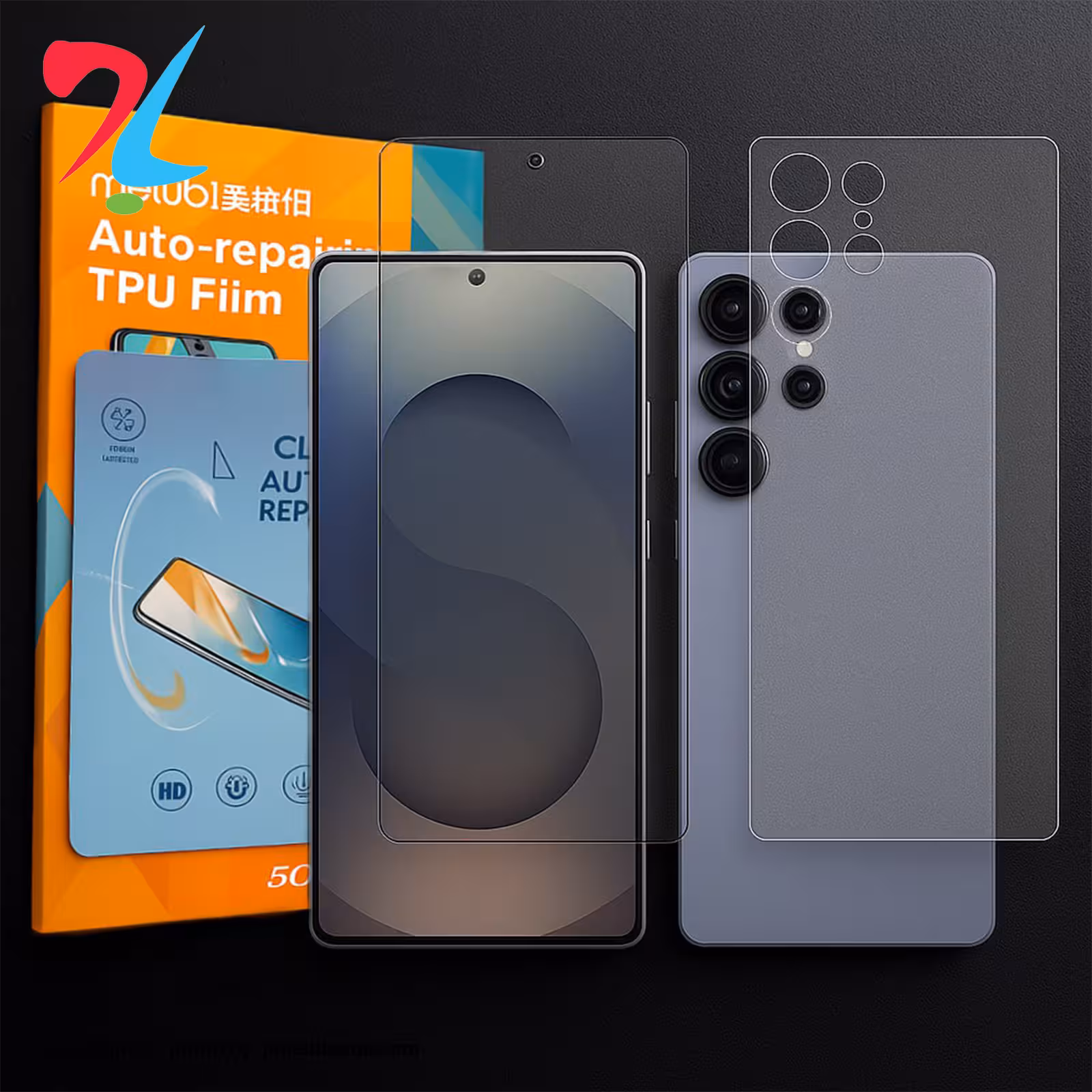 گلس سامسونگ Galaxy S25 Ultra مدل نانو هیدروژل شفاف برند میتوبل