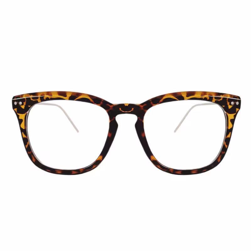 فریم عینک طبی مدل ویفرر کائوچو پلنگی کد 0166