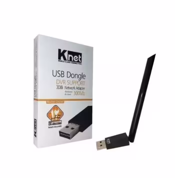 کارت شبکه USB بی سیم شرکت کی نت مدل 3dbi 300Mbps