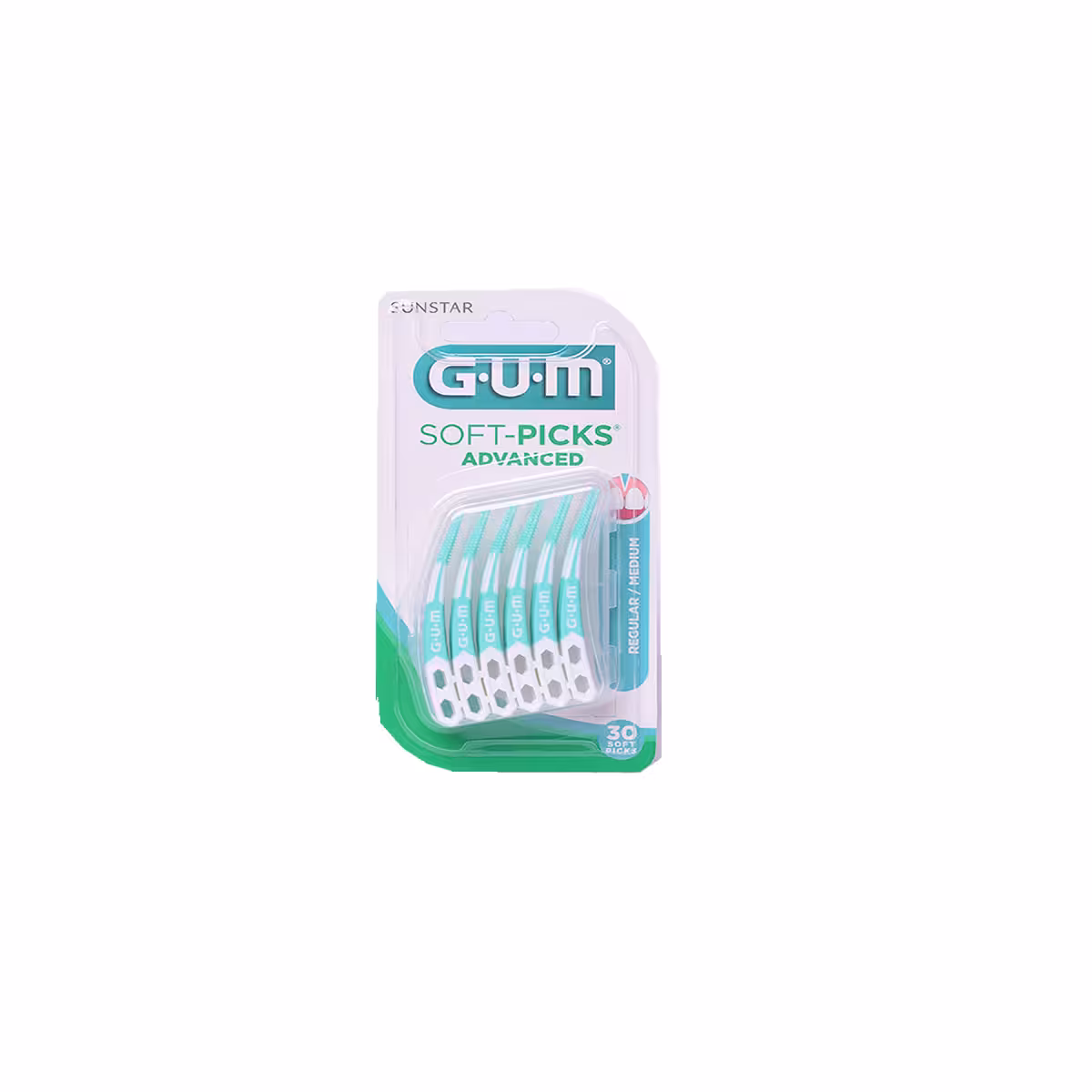 خلال بین دندانی سافت پیکز رگولار مدیوم 30 عددی جی یو ام تریزا-Trisa