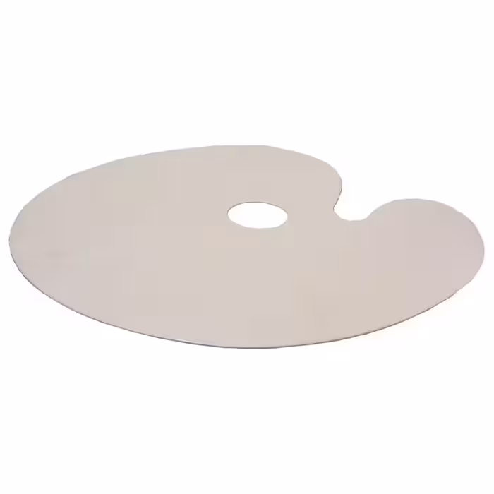 پالت رنگ روغن بیضی پلاستیکی