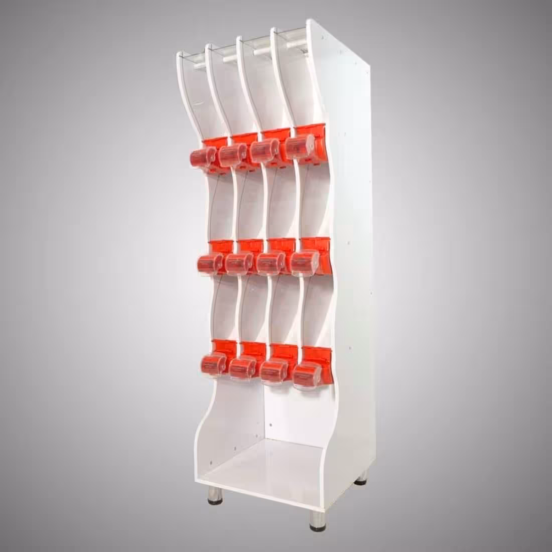 استند خودریز ایستاده 12 مخزن MDF - قفسه‌بندی وکیلی