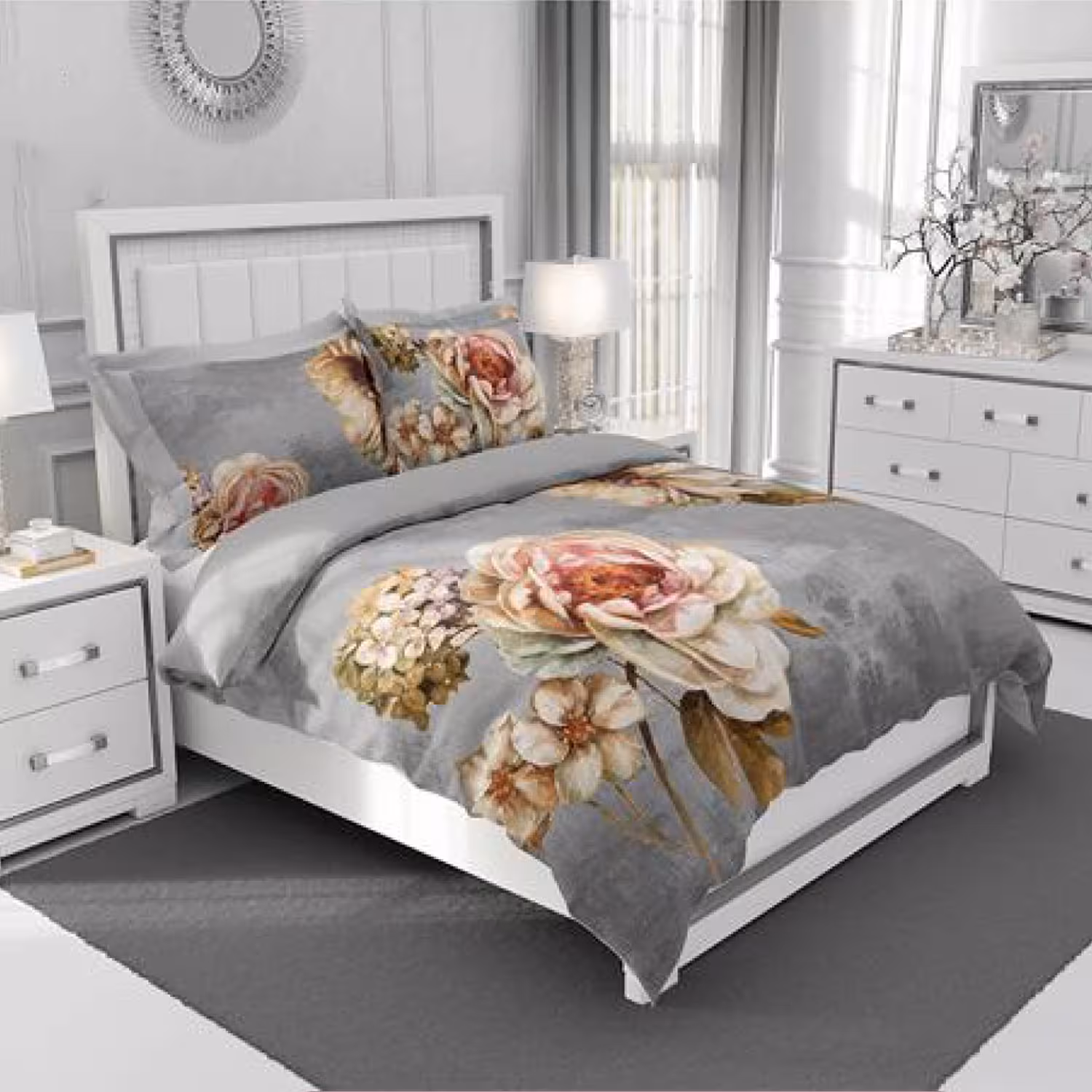 سرویس روتختی سه بعدی چیداری مدل 3026