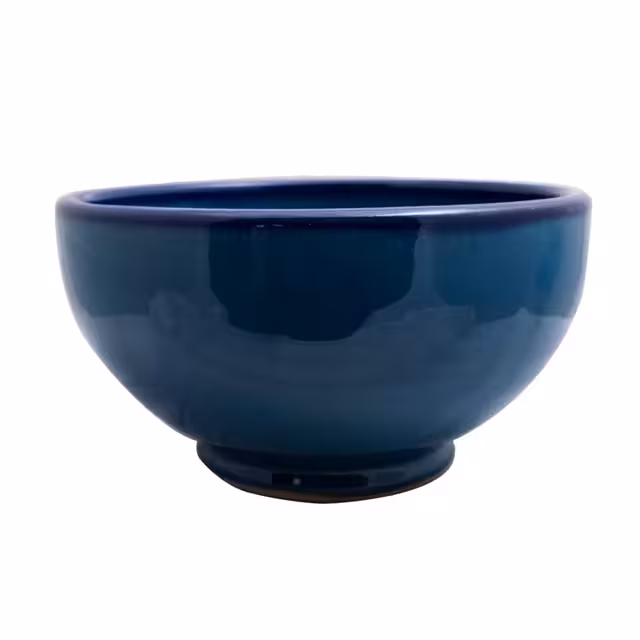 کاسه سفالی طرح فیروزه ای کد 03