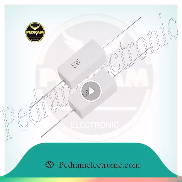 RES 100R 5W 100R5W 5W100R مفاومت اجری 100اهم 5وات