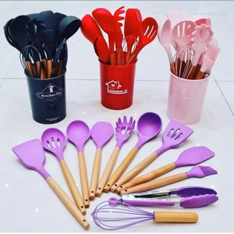 ست 13 تکه کفگیر ملاقه L37 | amazonchi