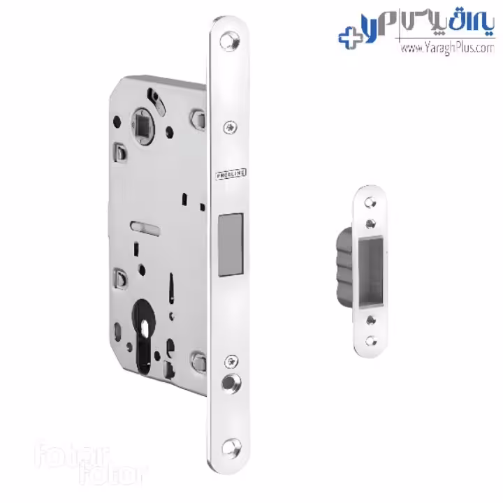 قفل مگنتیک سیلندری درب فریملس رنگ سیلور