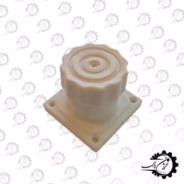 پایه پلاستیکی استوانه ای سفید 6 سانت