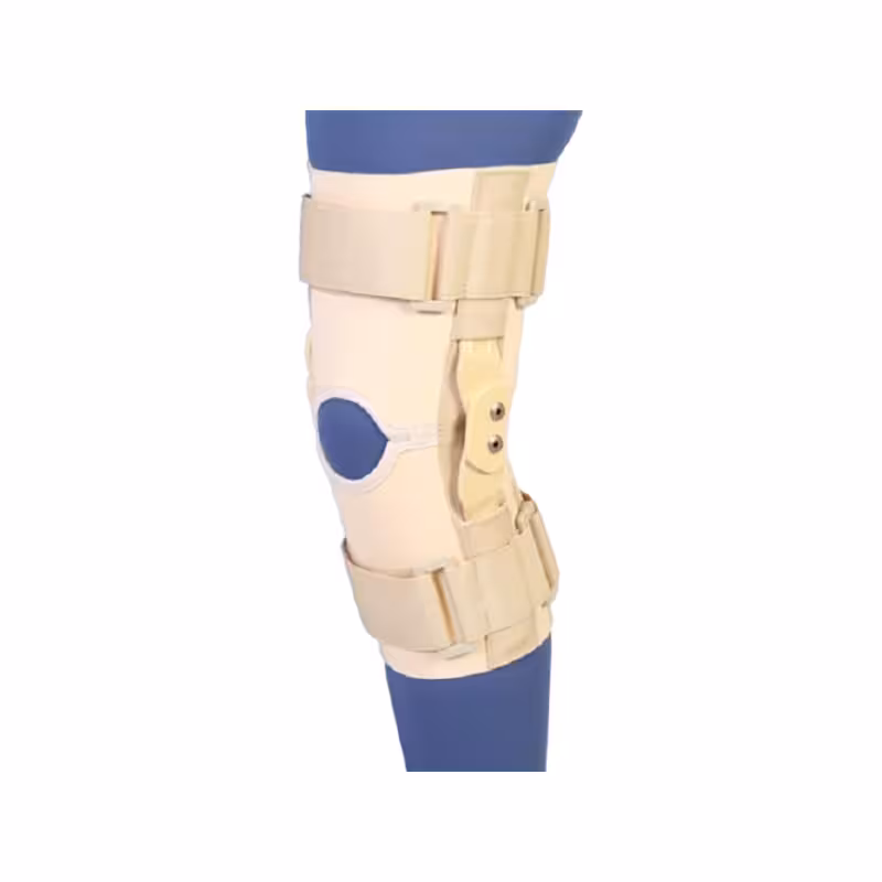 زانوبند طبی مفصل دار نئوپرن طب و صنعت مدل 40200 بسته یک عددی