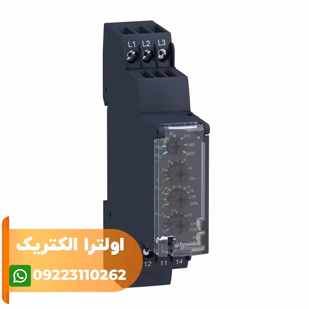 رله کنترل فاز سه چراغ - تشخیص قطعی، عدم توالی و تقارن فاز و افت و اضافه ولتاژ