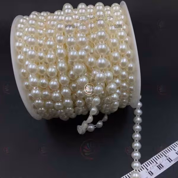 مروارید لپه ای متری سایز 8 ( شیری )