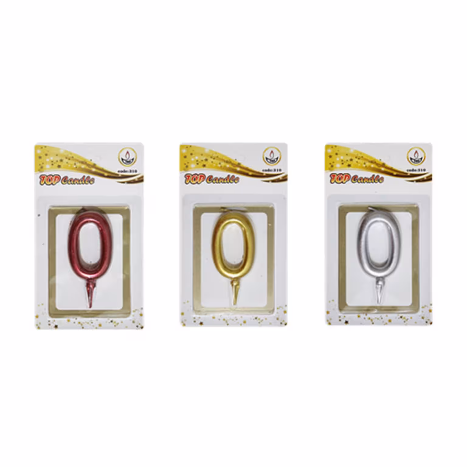 شمع عدد روی کیک 0 تا 5