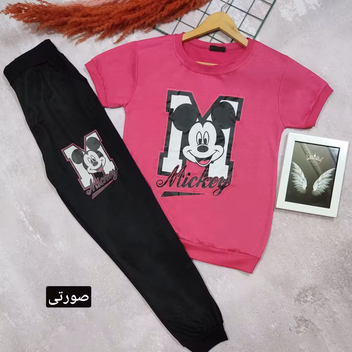 بلوز و شلوار میکی موس زنانه