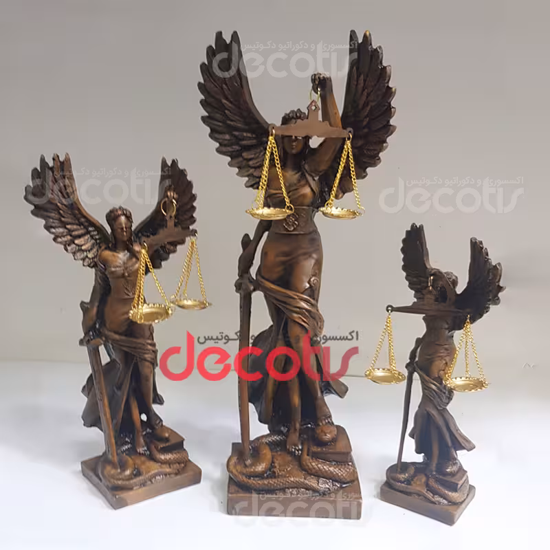 مجسمه فرشته عدالت مجموعه 3 عددی