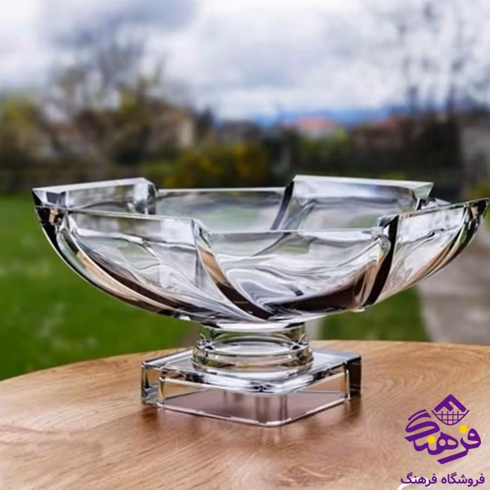 کاسه نیم گود اسکوئر پایه دار کادو اصفهان 4دک 192