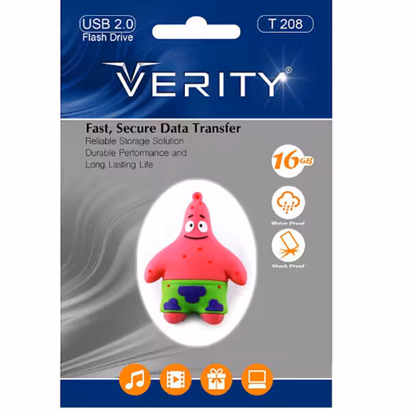 فلش مموری وریتی مدل T203 ظرفیت 8 گیگابایت - فروشگاه اینترنتی پروتاچ