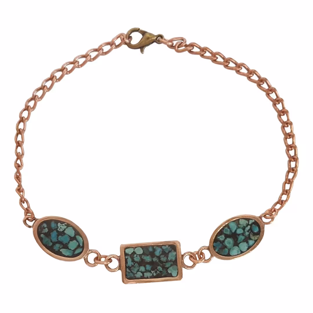 دستبند مسی کد 15