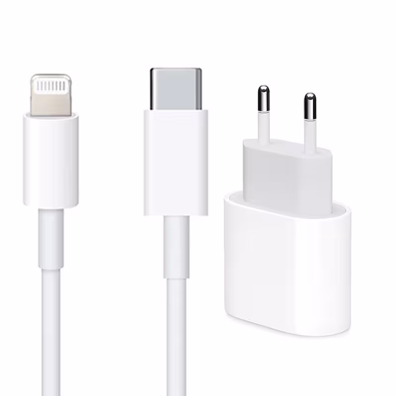 شارژر دیواری مدل 12promax به همراه کابل تبدیل USB-C | کالا مکس