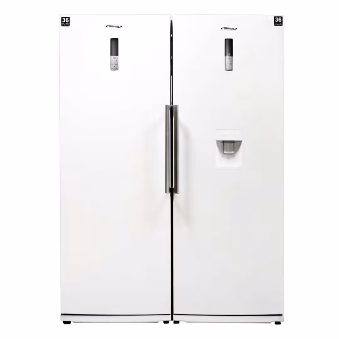 یخچال فریزر دو قلو 40 فوت امرسان مدل دیاموند RH20DRN20D رنگ سفید(پس کرایه)