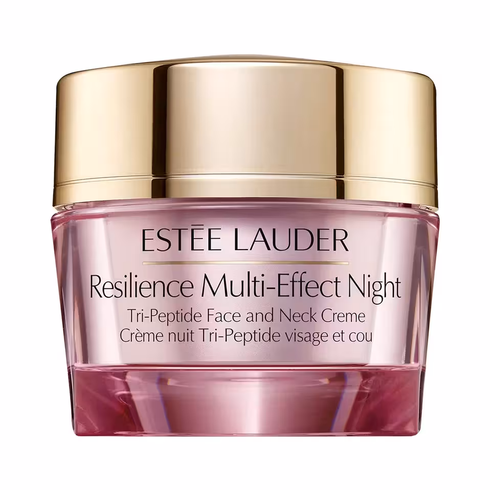 کرم رزیلیانس شب صورت و گردن استی لادر ( ESTEE LAUDER – Resilience Multi-Effect Night Tri-Peptide Face and Neck Moisturizer Creme )