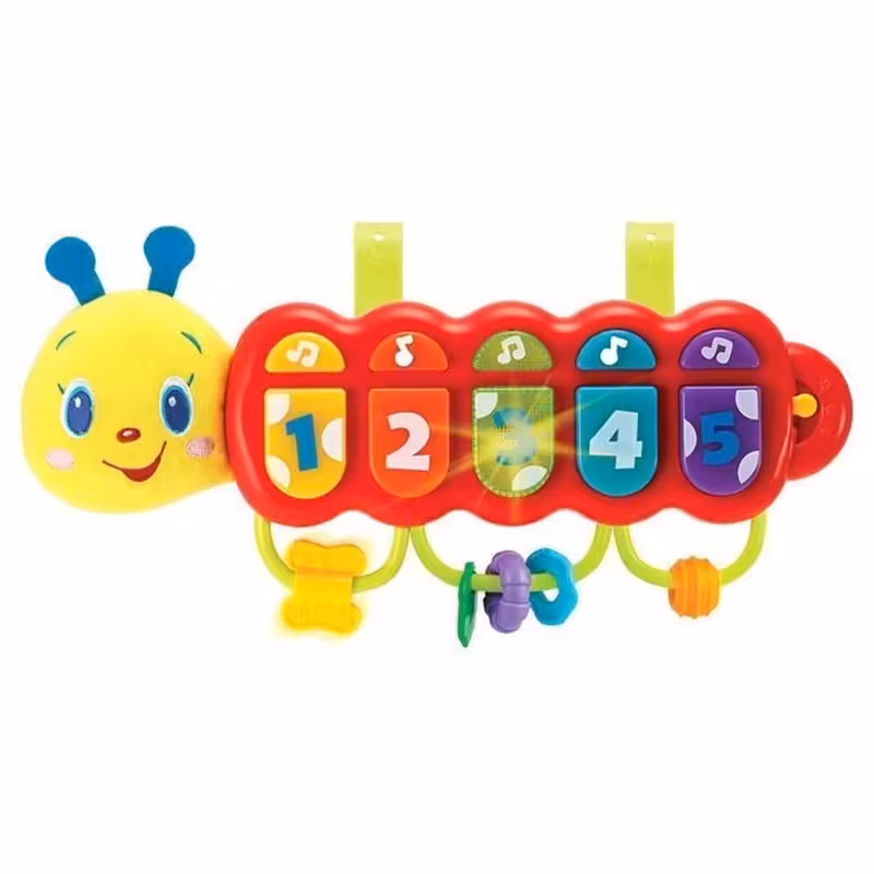 کرم ابریشم چراغدار وین فان Winfun Light Up Musical Caterpillar