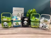 قمقمه دو حالته دایناسور و پاندا