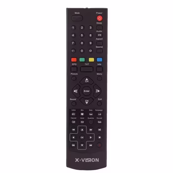 کنترل تلویزیون ال ای دی LED ایکس ویژن xvision مدل 32d40