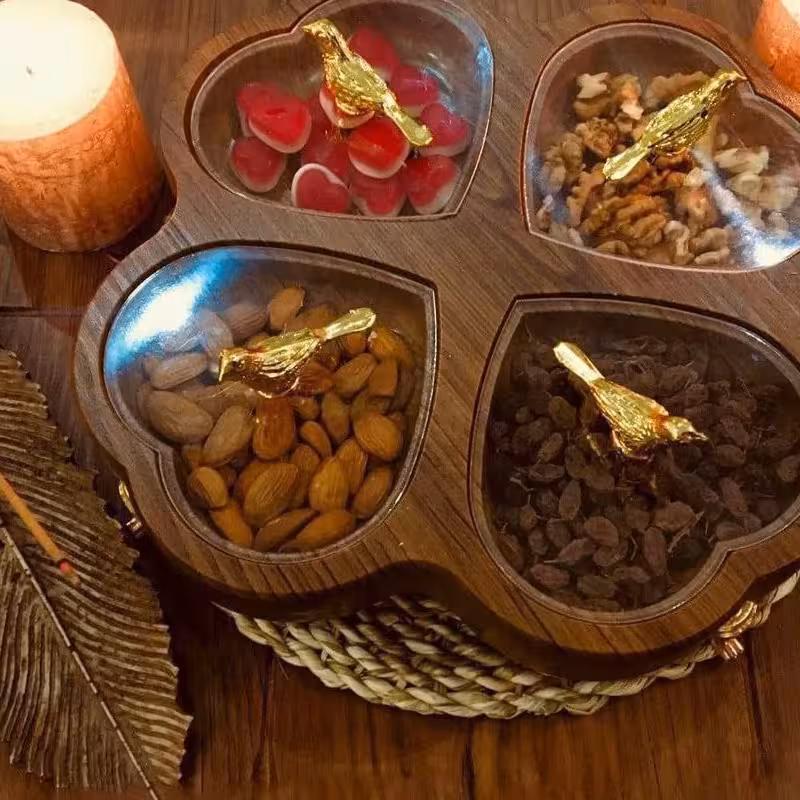 اردوخوری چوبی وکیوم درب طلقی گنجشک