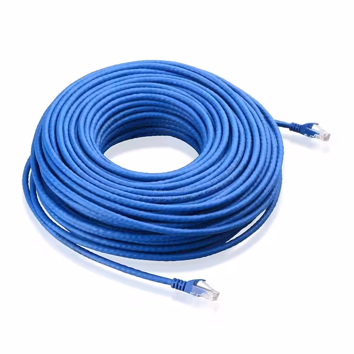 کابل شبکه Cat6، طول 30 متر، مناسب برای انتقال داده با سرعت بالا