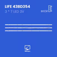 بک لایت تلویزیون لایف مدل  LI-43BD354