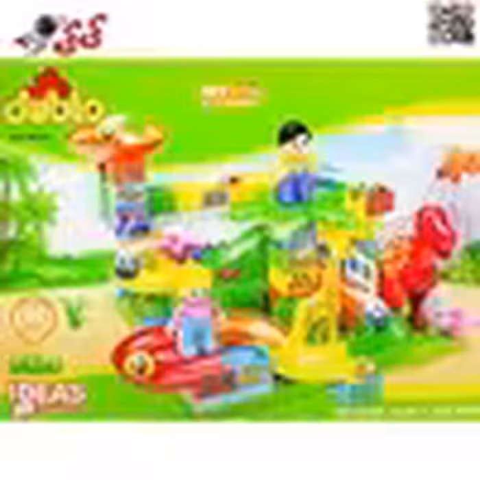 ساختنی لگو دوپلو قطعه درشت پارک دایناسور و حیوانات LEGO doblo 844