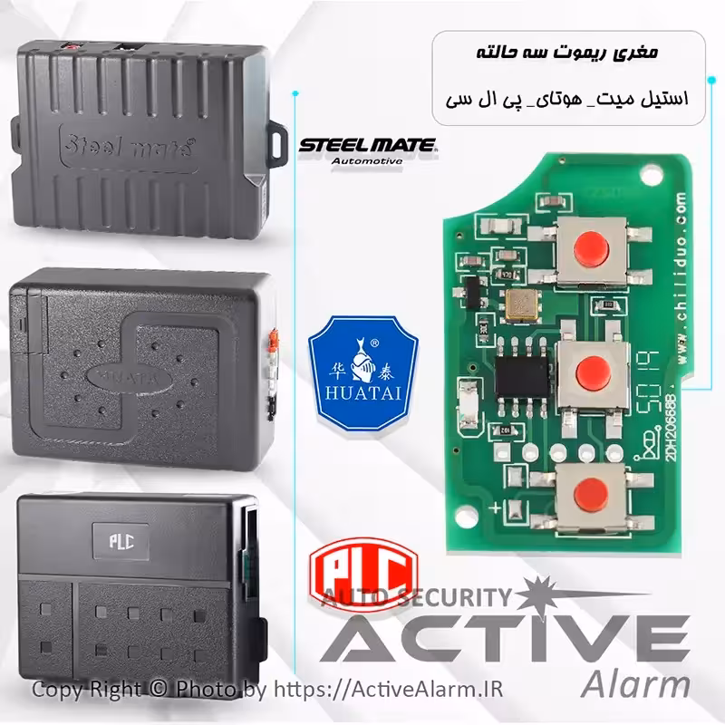 قیمت مغزی ریموت ساده استیل‌میت،هوتای،PLC (فابریک‌ سمند تاشو)