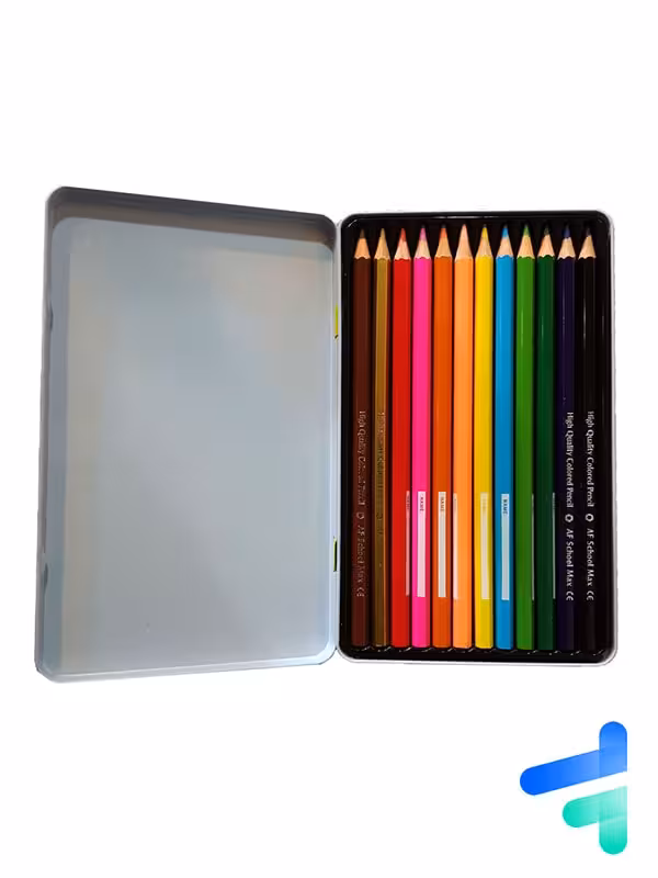 مداد رنگی 12 رنگ برند school max